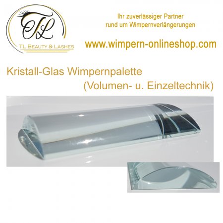 Wimpern Palette - Kristall Glas / 1 Stk.
